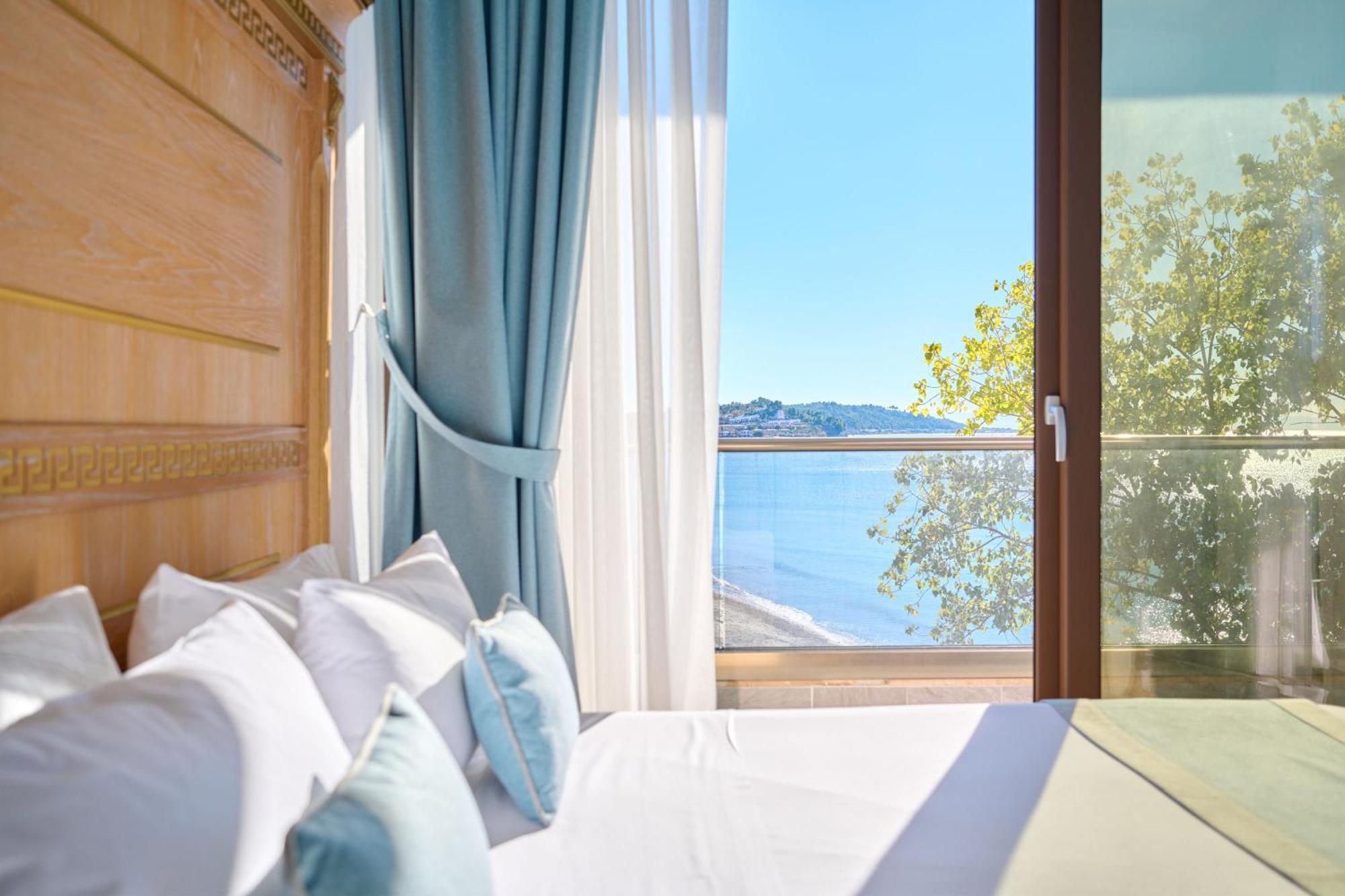 Evlogia Hotel Seafront And Anex By Greek Pride Fourka Dış mekan fotoğraf